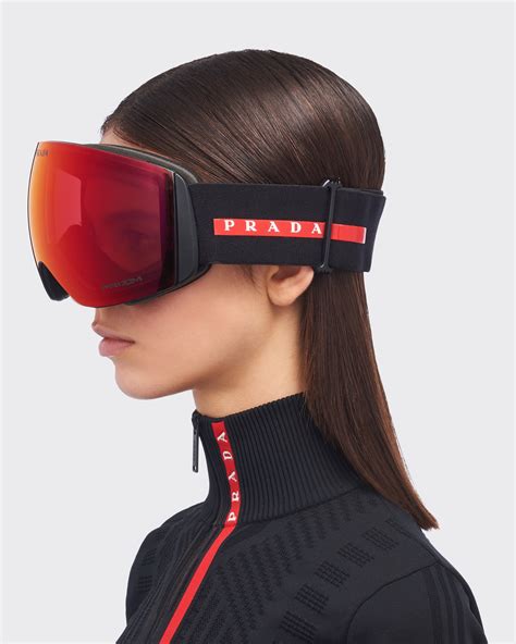 replica prada ski goggles|Prada linea rossa ski goggles.